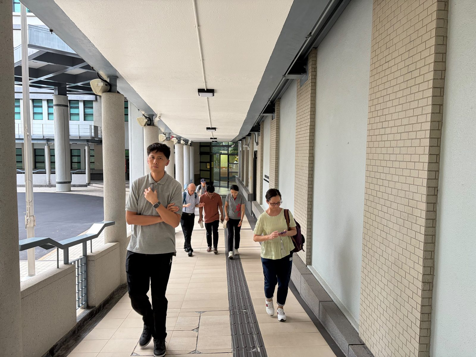 校園迴廊。